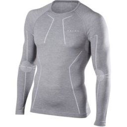 Falke Wool-Tech LS Shirt Herr, grey, S