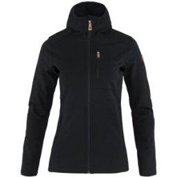 Fjällräven Keb Fleece Hoodie Dam, Svart, XXS