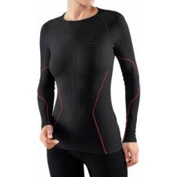 Falke Warm Long Sleeve Dam, Black, S