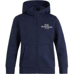 Peak Performance Original Zip Hood Junior, BLUE SHADOW, 140