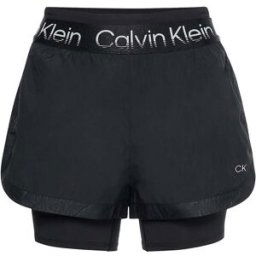 Calvin 2-1-1 Gymshorts Dam, Svart, XS
