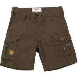 Fjällräven Vidda Shorts Jr, Dark Olive, 158