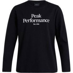 Peak Performance Original Long Sleeve junior, Svart, 140