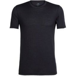 Icebreaker Tech Lite SS Crew Herr, Svart, L