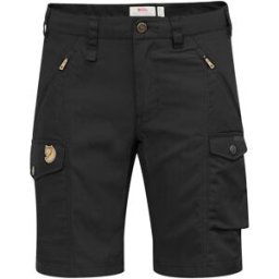 Fjällräven Nikka Shorts Curved Dam, Black, 38