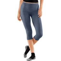 Falke 3/4 Tights Wool-Tech Light Dam, Blå, L