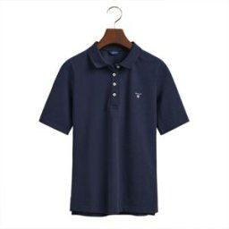 GANT Original Piké Polo Shirt Dam, EVENING BLUE, L