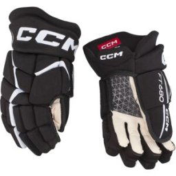 CCM Jetspeed 680 Handske Senior, BLACK/White, 15