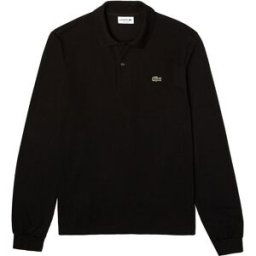 Lacoste Long Sleeve Classic Fit L.13.12 Polo Herr, Svart, 3