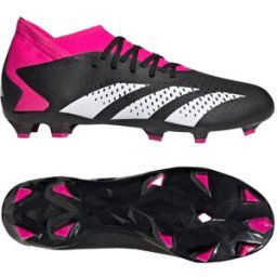 adidas Predator Accuracy.3 Firm Ground Boots, 45 1/3, CBLACK/FTWWHT/TESHPK