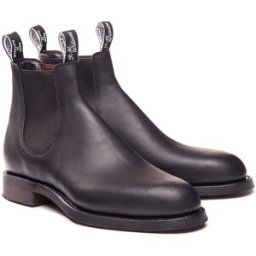 R.M. Williams Gardener H Greasy Kip, Svart, 3,5