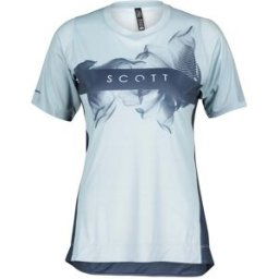 Scott Trail Vertic S/SL Shirt Dam, Blå, M