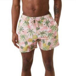 Björn Borg Borg Print Swim Shorts Herr, Rosa, S