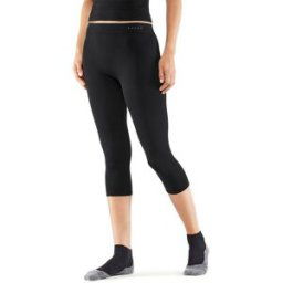Falke 3/4 Tights Wool-Tech Light Dam, Black, L