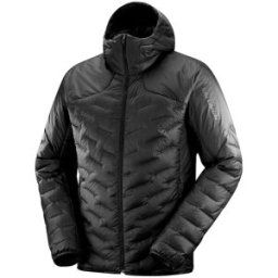 Salomon Outline Down Jacket Herr, DEEP BLACK/, M