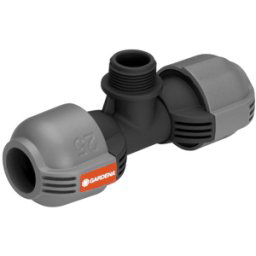 Gardena 2787-20 T-Skarv 25 Mm X 3/4", Utv. Gänga, Bevattning