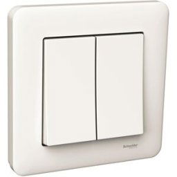 Schneider Electric Wde002917 Strömbrytare Med Ram, 50-Pack Kronomkopplare, Strömbrytare & Vägguttag