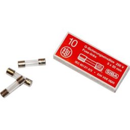 Siba 7000135.2,5 Finsäkring 5x20 Mm, Trög, 10-Pack 2,5 A, Elfördelning & Strömförsörjning