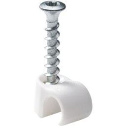 Schneider Electric 2191055 Klammer 18-22 Mm, 50-Pack Vit, Installationsmaterial
