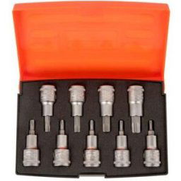 Bahco S9torx Bitshylssats 9 Delar, 1/2", Handverktyg