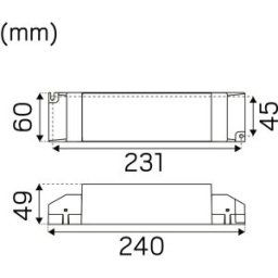 Hide-A-Lite Led-Trafo Vst Drivdon För Led 24vdc, 70w, Belysning