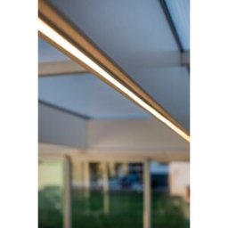 Hide-A-Lite Profil Art Slim Aluminiumprofil Vit, 2 M, Belysning