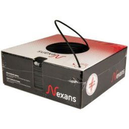 Nexans Fq Easy Installationskabel H07z1-R, 450/750 V 1x2,5 Mm², Svart, Anslutningsdon & Kablar