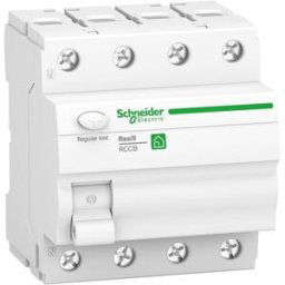 Schneider Electric Resi9 Jordfelsbrytare 2-Pol, 25 A, Anslutningsdon & Kablar