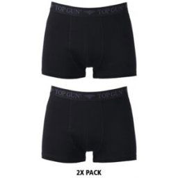 Mil-Tec Top Gun Boxershorts 2-pack - Svart (Storlek: Small)