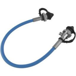 Manta Paintball Steel Braided Hose With Bleed Valve 52cm