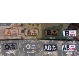 MSM - Mil-Spec Monkey MSM Patch - Blodgrupp (Blodgrupp: B Neg, Färg: Multicam)