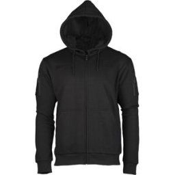 Mil-Tec Tactical Hoodie (Färg: Svart, Storlek: Medium)