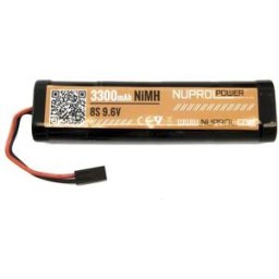 Nuprol Power 3300mah 9.6v NiMH Large Type