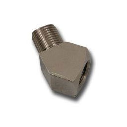 Jackal Gear 1/8 45 Deg Elbow (Färg: Nickel)