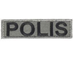 Snigel Design Snigel Patch Polis -12 Small (Färg: FM Grå)