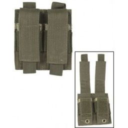Mil-Tec Pistolmagasinficka Dubbel Molle (Färg: Oliv)