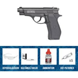 Swiss Arms P84 FM Semi Auto CO2 4,5mm Startpaket