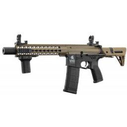 Lancer Tactical LT-19 Gen2 M4 PDW AEG - Tan/Svart
