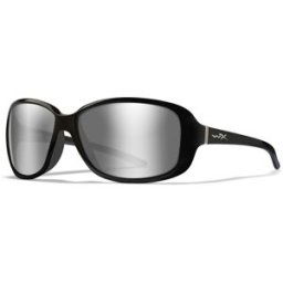 Wiley X WileyX AFFINITY Grey Silver Flash Gloss Black Frame