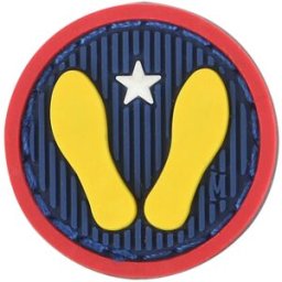 Maxpedition Patch - Yellow Footprints (Färg: Full Color)