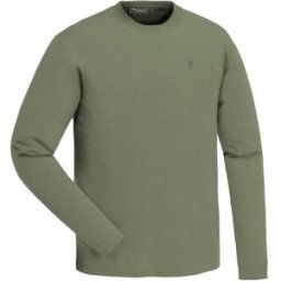 Pinewood Peached L/S T-Shirt 5404 (Färg: Mellangrön, Storlek: Medium)