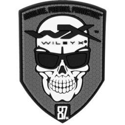 Wiley X WileyX PVC Patch Skull (Färg: Grå)