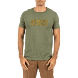 5.11 Tactical Sticks And Stones Tee - Military Green (Storlek: Large)