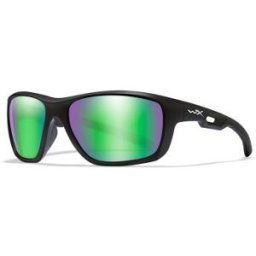 Wiley X WileyX ASPECT Pol Emerald Mirror Matte Black Frame