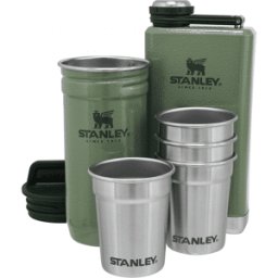 Stanley Adventure Shot + Flask Gift Set - Hammertone Green