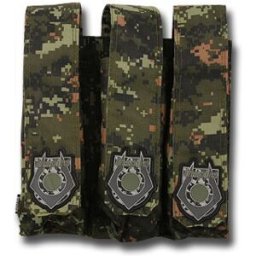 Inspire Paintball Inspire Molle 3 Pod Pouch Upp (Färg: Digital Woodland)