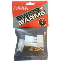 Swiss Arms Large Tamiya Gold Connectors - 2 sets