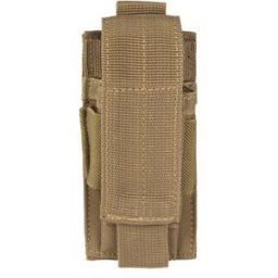 Mil-Tec Pistolmagasinficka Enkel Molle (Färg: Coyote)