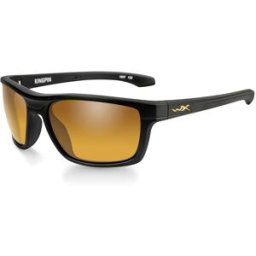 Wiley X WileyX KINGPIN Polarized Gold Mirror Matte Black frame