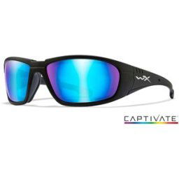 Wiley X WileyX BOSS Captivate Blue Mirror Matte Black Frame